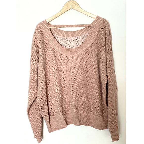 Barefoot Dreams Cozy Chic Ultra Light Pink Soft Sweater Size 3X E99 - Picture 2 of 16